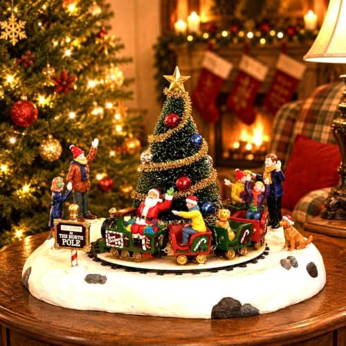Lemax Christmas Village Santas Kiddie Train Battery Operated (4.5V) - 34631