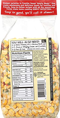 Frontier Soups Hearty Meals Illinois Prairie Corn Chowder Mix, 7 Ounce
