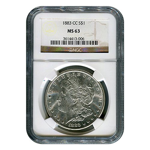 Certified Morgan Silver Dollar 1883-CC MS63 NGC