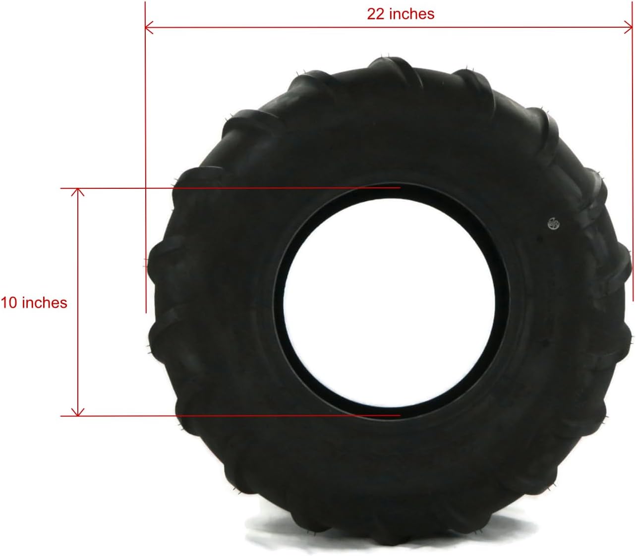 Rotary Set of 2 Kenda 22X11X10 Bar Tread Tires Grasshopper 482483