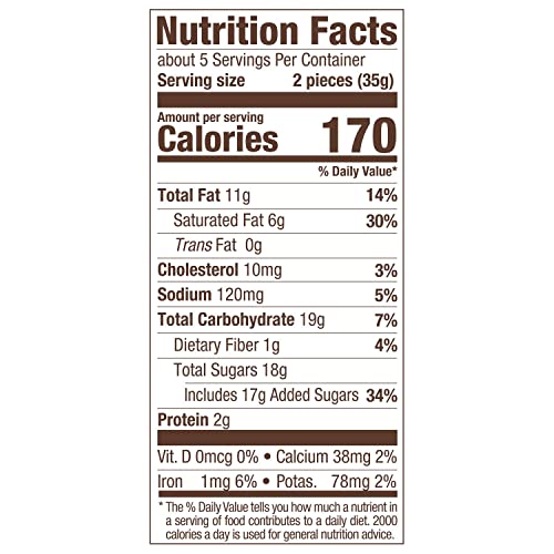 Russell Stover Milk Chocolate Toffee Squares Peg Bag, 5.4 Ounce