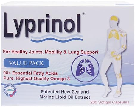 Pharma Lyprinol® Pcso-524® 200 Capsules New Zealand Green Lipped Mussel Extract Oil Joint Health Support & Mobility