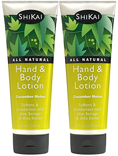 ShiKai Gardenia Hand & Body Lotion (8oz, Pack of 3) | Daily Moisturizing Skincare for Dry and Cracked Hands | With Aloe Vera & Vitamin E