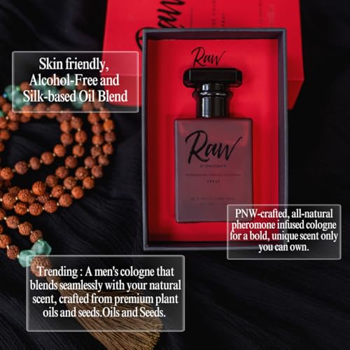 RawChemistry Raw Pheromone Infused Men’s Cologne, 1 oz Spray – Long-Lasting