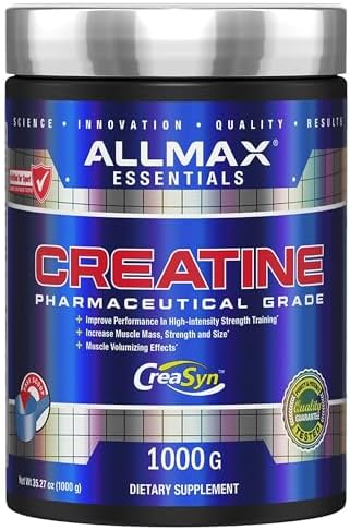ALLMAX Creatine Monohydrate Powder, Micronized, Unflavored, 1000 g