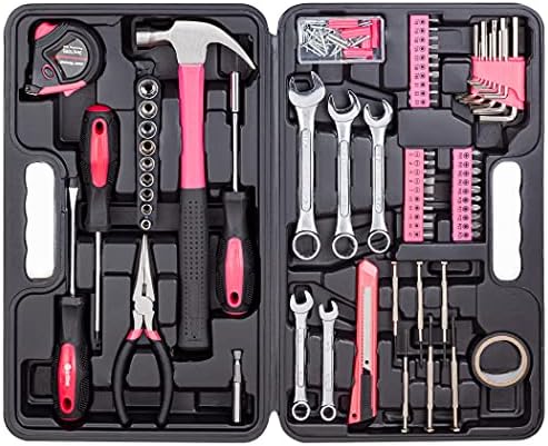 CARTMAN 148-Piece Automotive And Household Tool Set, Blue Repair Kit Case
