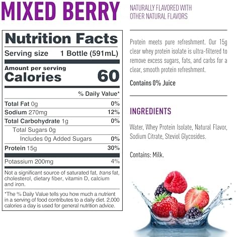 Isopure Zero Carb 100% Pure Whey Isolate Protein Powder, Gluten Free, with Vitamins, Unflavored, 25g Protein Per Serving, 3 lb | 25g Protein Per Serving, 100% Whey Protein Isolate, Gluten Free, with Added Vitamins for Immune Support & Muscle Recovery