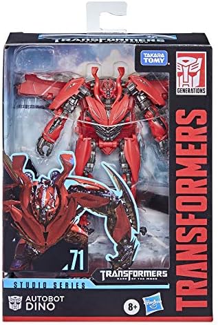 Transformers Toys Studio Series 71 Deluxe Class Dark of The Moon Autobot Dino Action Figure - Ages 8 and Up, 4.5-inch