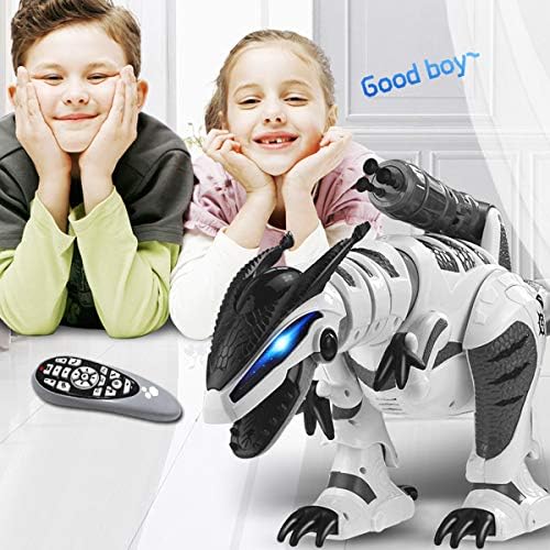 Fistone RC Robot Dinosaur Intelligent Interactive Smart Toy Electronic Remote Controller Robot Walking Dancing Singing with Fight Mode Toys for Kids