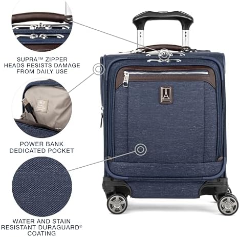 Travelpro Platinum Elite Underseat Spinner Tote Bag with USB Port