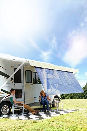 Camco RV Awning Shade Kit | Features Mesh Fabric, Retractable, and Measures 54-Inches x 180-Inches (51457)