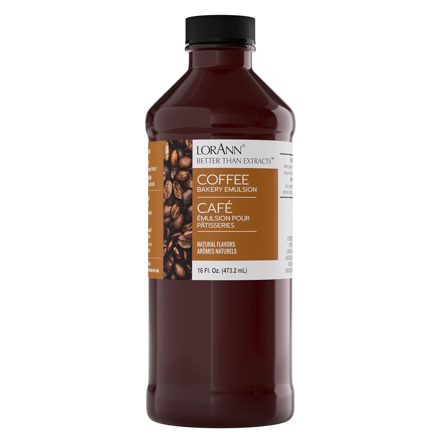 LorAnn Oils Peppermint Bakery Emulsion: True Essence, Ideal for Boosting Fruit Tones in Cakes, Cookies & Desserts, Gluten-Free, Keto-Friendly, Extract Substitute Essential for Your Kitchen, 16 Oz