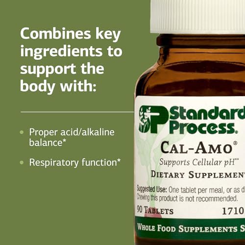 Standard Process Cal-Amo - Cellular Health Support Supplement - Lung Support Supplement with Calcium & Chloride - Support Healthy Respiratory
