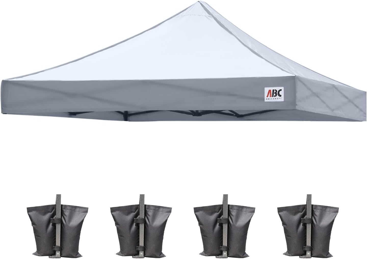 ABCCANOPY Replacement Canopy Top for Pop Up Canopy Tent 10x10 White