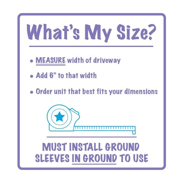Kidkusion Retractable Driveway Guard | Adjustable Up to 25 Ft. | Visual Boundary for Playtime Safety | Black | Made in USA