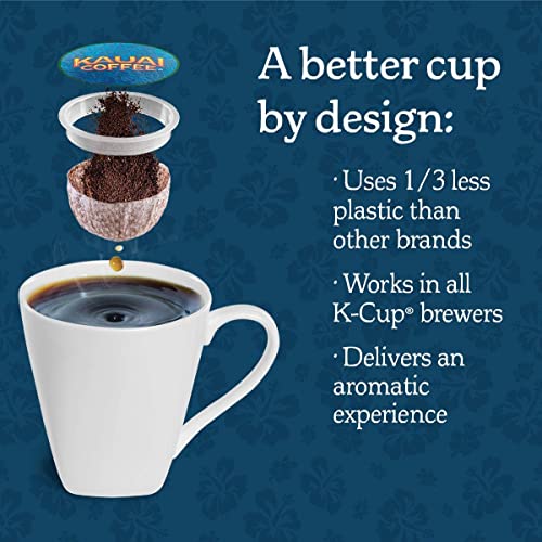 Kauai Coffee | Coconut Caramel Crunch Flavor | Arabica Coffee | 12 PODS