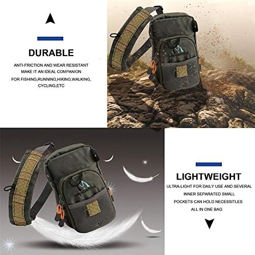 M MAXIMUMCATCH Maxcatch Fly Fishing Chest Bag Lightweight Chest Pack Fly Fishing Pouch