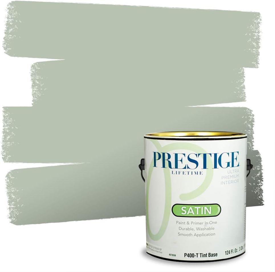 PRESTIGE Interior Paint and Primer in One, Garden Sage, Eggshell, 1 Gallon