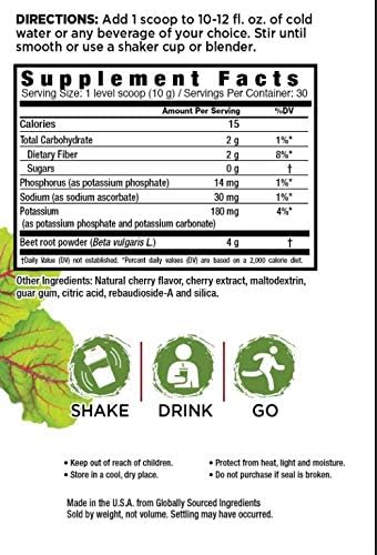Country Farms Bountiful Beets, Wholefood Beet Extract Superfood, Helps Support Healthy Circulation and Promote Energy, Nitric Oxide Boost