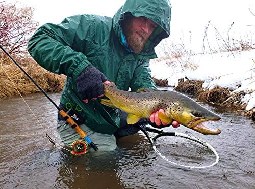 Outdoor Professionals (O’Pros) Belt Clip Rod Holder – Hands-Free - Slide Lock System with 360° Rotation for Fly Fishing and Spinning Rods
