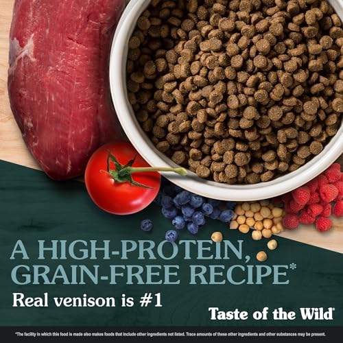 Taste of the Wild Appalachian Valley Small Breed Adult Dry Dog Food, 28lb | High Protein |Grain Free Recipe* |Venison & Garbanzo Beans |Nutrient Dense to Help Support Peak Health |Guaranteed Probiotics