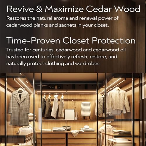 Colton's Naturals Cedar Spray w/Lavender Extract – Non-Chemical Wood Protection – Cedar Wood Scent – Restores Scent Closets & Drawers (32 oz)