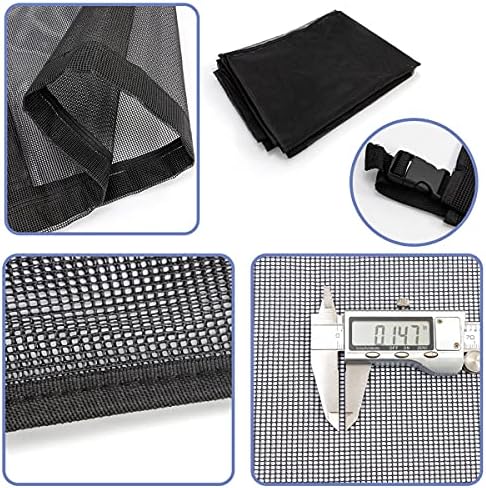 Full Mesh Air Conditioner Cover – AC Cover Designed to Protect Coils from Clogging - Leaves, Grass, dust and Debris - Outdoor Protection