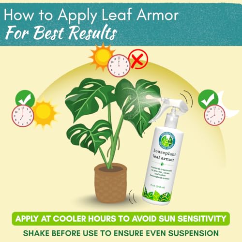 Leaf Armor Spray for Houseplants, Ready-to-Use Leaf Care & Protectant, 8 oz