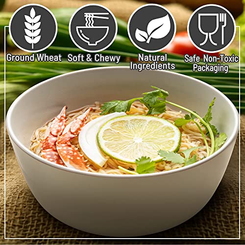 Vi Huong Instant Pho Noodles - 12-Pack, 2.47 Ounce Bowls, Chicken And Beef Variety - Authentic Pho Soup Recipe, Ready In 4 Minutes - Non GMO