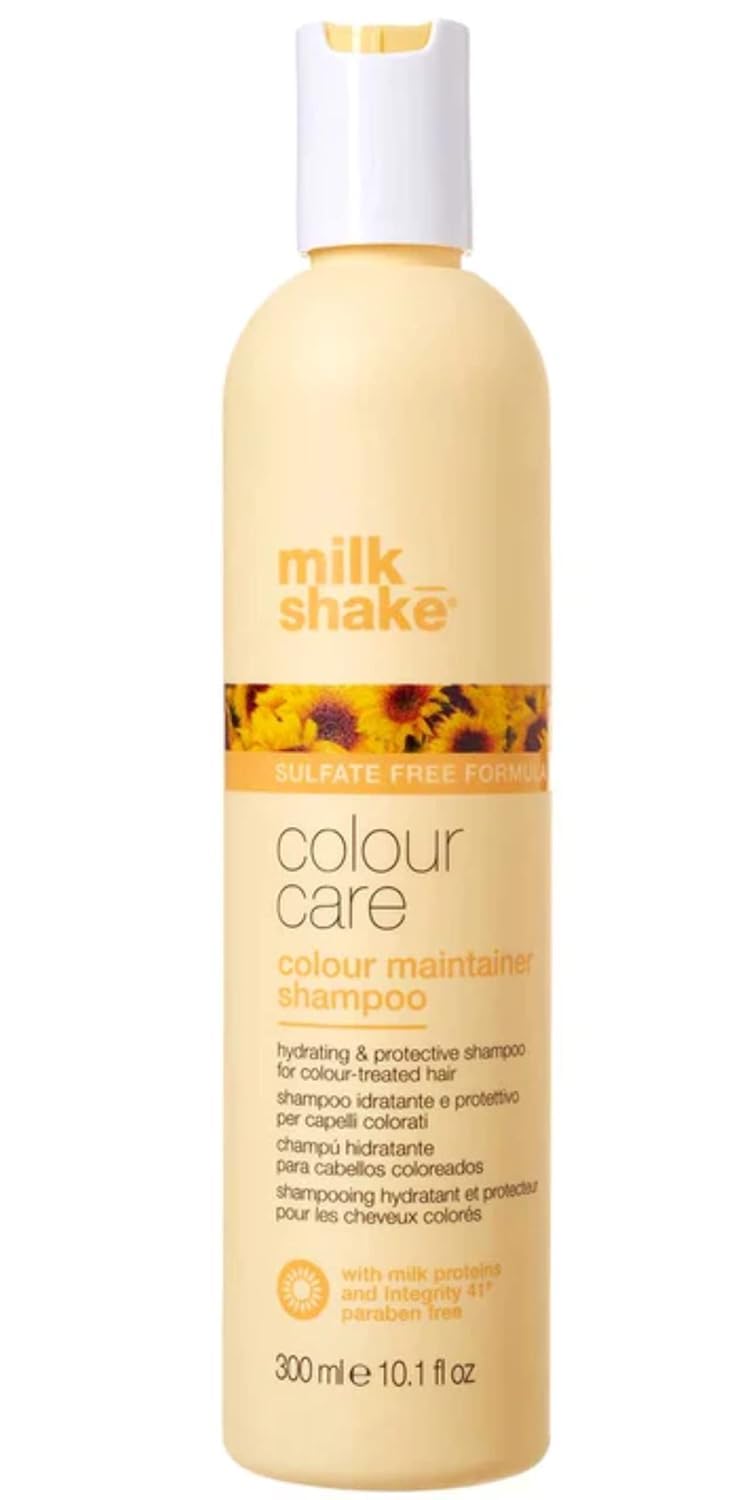 milk_shake color maintainer shampoo | for color-treated hair | sulfate-free formula with milk proteins and sunflower seed extract to help preserve