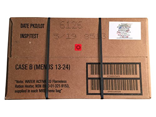 Ultimate MRE Case B - 2019 Inspection Date ACM | Genuine Military Surplus MRE Case B, Ultimate Inspection, 2019 Inspection Date, Ready-to-Eat Meals