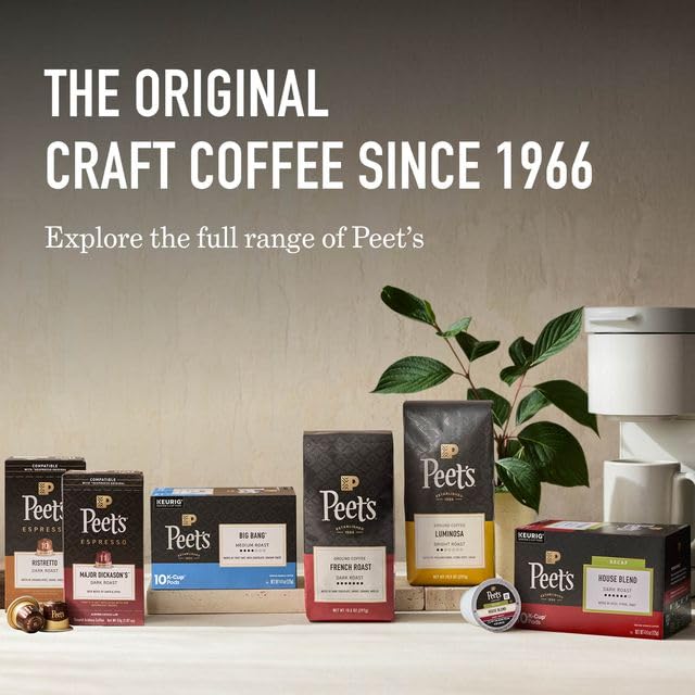 Peet's Coffee Whole Bean Coffee, Dark Roast, Major Dickason's, 18 Ounces