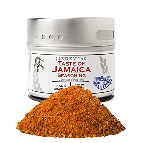 Gustus Vitae | Taste of Jamaica Seasoning | Jamaican Jerk Spice Blend | Premium Small Batch Seasoning | Gourmet Culinary Spices | All Natural | Non