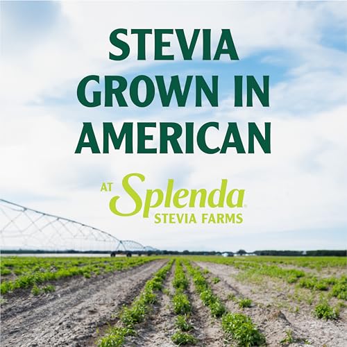 SPLENDA Stevia Zero Calorie Sweetener, Plant Based Sugar Substitute Granulated Powder, 19 oz Jar