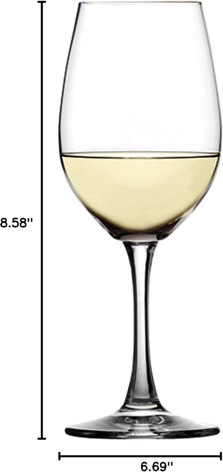 Spiegelau Wine Lovers White Wine Glasses Set of 4 – Elegant Stemmed Crystal Wine Glassware for Chardonnay, Sauvignon Blanc & Riesling – Lead-Free Crystal Glass Set