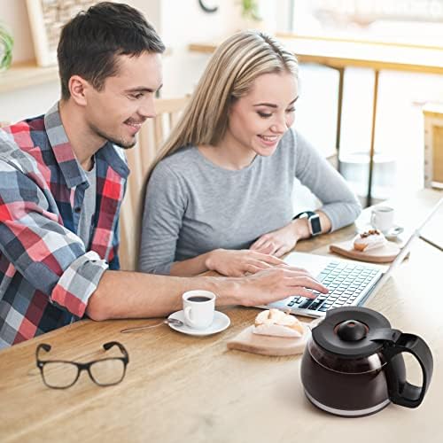 Mixpresso 5 Cup Drip Coffee Maker, Coffee Pot with Reusable Filter, Black | Glass Carafe Coffee Machine with Auto-Off, Anti-Drip, Water Window and Easy On/Off Switch for Convenient Everyday Brewing