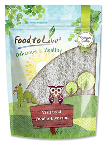 Food to Live Rye Flour, 8 Pounds – Stone Ground from Whole Grain Rye Berries, Kosher, Vegan, Bulk, Great for Bread Baking, Product of the USA
