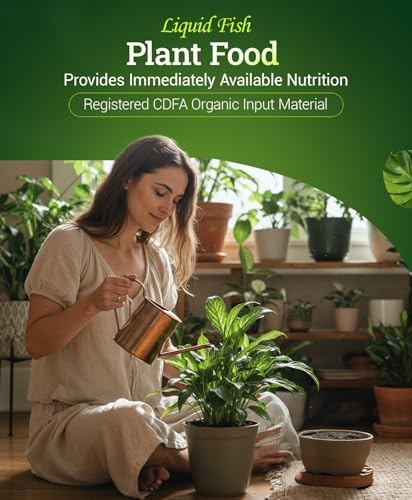 Bush Doctor Wholly Mackerel Fish Fertilizer - Organic Liquid Fertilizer Supports Vigorous Growth, Designed for Fast Nutrient Uptake - 3-1-0 Formula, Ideal for In-Ground & Container Garden - 1 Pint
