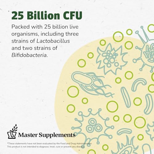 Master Supplements Granular Theralac - 1.05 oz - Multi-Strain Probiotic Powder for Optimal Gut Health - Great for Kids - Vegan