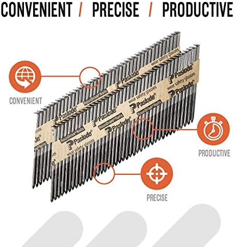 Paslode, Framing Nails and Fuel Pack, 650524, 3 inch x .120 Gauge, Smooth Brite, 1 Fuel Cell and 1,000 Nails