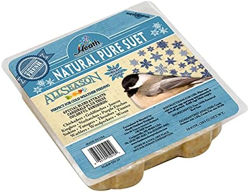 Heath Outdoor Products DD-10 Natural Pure Suet Cake, Case Of 12 , 11.25-Ounce