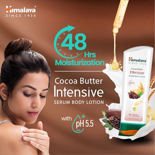 Himalaya Cocoa Butter Intensive Body Lotion, 13.53 oz (400 ml) | Deep Moisturising Cocoa Butter Lotion Formula For Extra Dry Skin & Long-Lasting Hydration