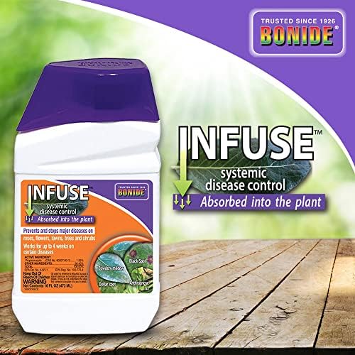 Bonide Infuse Systemic Disease Control Lawn & Landscape | 32 oz Ready-to-Spray Fungicide for Turf & Ornamentals