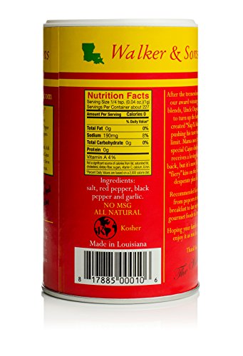 Slap Ya Mama Cajun Seasoning from Louisiana, Hot Blend, No MSG and Kosher, 8 Ounce Can | one 8 oz canister of Hot Blend Cajun seasoning for chicken, seafood, vegetables, grilling, and everyday meals.