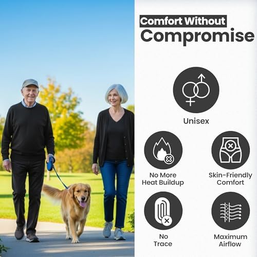 Incontinence Leak-Protection, Washable Pull-On Diaper Cover Pant, Advanced-Cool-Lightweight-Durable- Kleinert's (Beige, XX-Large)