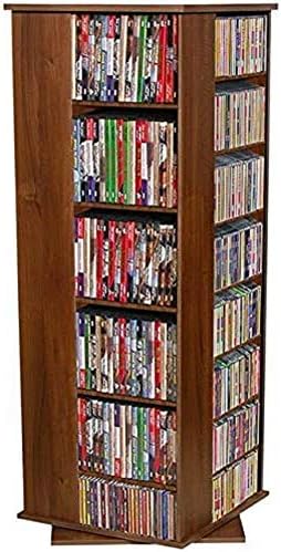 Venture Horizon Revolving Media Tower 900 Black with Oak Trim