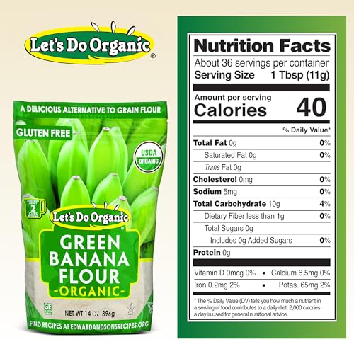 Let's Do Organic Coconut Flour, For Baking, Gluten Free - 16 Oz (Pack of 6) | Wheat Flour Alternative, High in Fiber & Protein, Non-GMO Project Verified, USDA Organic