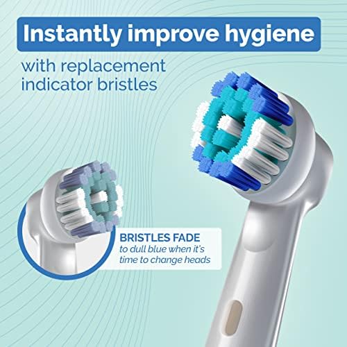 Toothbrush Head Compatible with Oral B - 16 Pack Milos Replacement Electric Toothbrush Heads Deep and Precise Cleaning Brush Heads Toothbrush Heads