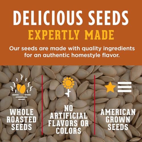 DAVID Roasted and Salted All Natural Pumpkin Seeds, 2.25oz.