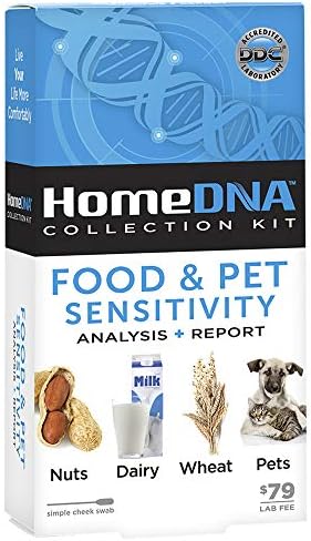 Food & Pet Sensitivity at-Home DNA Test Kit | Lab Fees NOT Included | Kit ONLY
